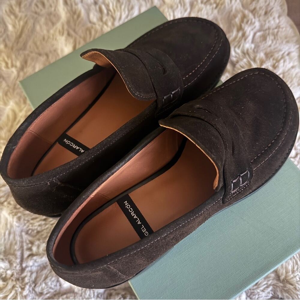 NIB Angel Alarcón Louisa Brown Penny Loafer - Picture 6 of 11
